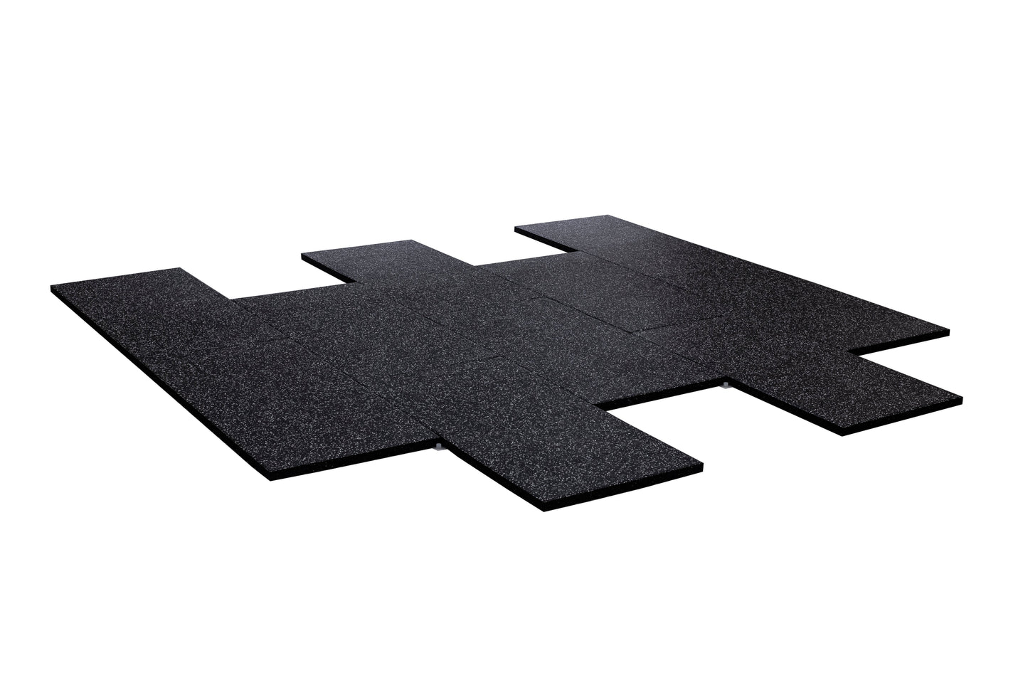 30mm Premium Connect Tile - Black (Price per 0.5sqm)